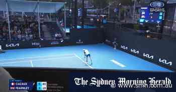 Australian Open Highlights: Arthur Cazaux v Jacob Fearnley