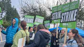 Providence health care worker strike heats up on fourth day as hospital system, union trade barbs