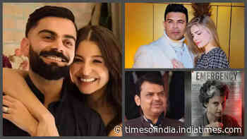 Anushka-Virat, Sahil Khan, Fadnavis-Kangana: Top 5 news