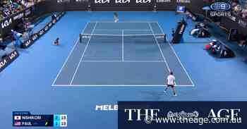 Australian Open Highlights: Kei Nishikori v Tommy Paul