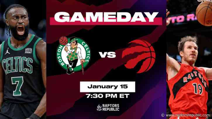 Gameday: Celtics @ Raptors, January 15