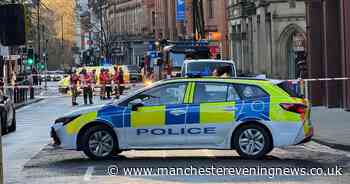 LIVE: Emergency services scrambled as city centre street cordoned off