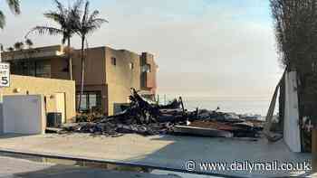 Coastal catastrophe as photos show famed Malibu's multi-million dollar beachfront homes gutted in LA fire