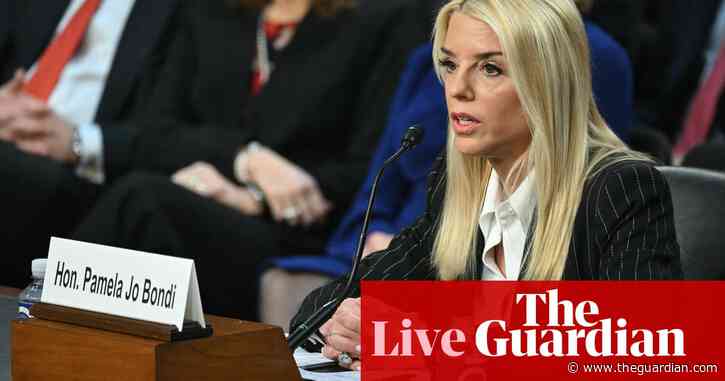 Attorney-general pick Pam Bondi refuses to acknowledge that Trump lost the 2020 election – US politics live