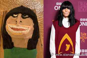 Birthday girl Claudia Winkleman praises ‘excellent’ viral caricature cake