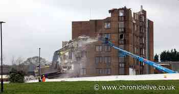 Newcastle University's Castle Leazes student halls demolished ahead of planned £250m redevelopment