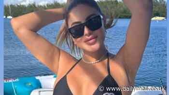 Larsa Pippen, 50, models skimpy bikini inspired by ex-friend Kim Kardashian's Chanel suit as she 'prays' for LA