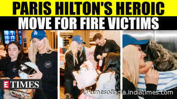 Paris Hilton Heroically Reunites LA Fire Victim Family With Beloved Member, Goes All Out In Support