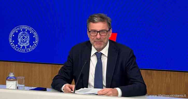 Pensioni, Giorgetti: “Punto a non far salire i requisiti per l’uscita”. Il nodo coperture e i rischi per la sostenibilità del sistema