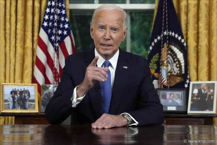 Biden to address the nation days before Trump's inauguration