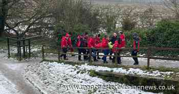 Mountain rescue teams scrambled as man left seriously injured after 'falling on ice'