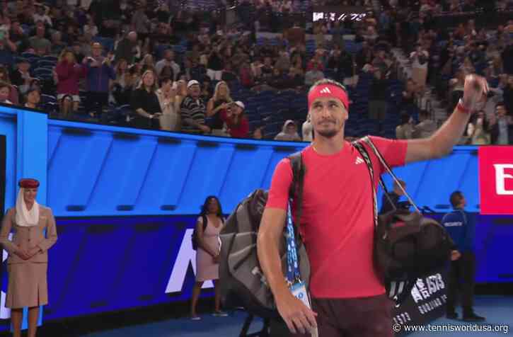 Alexander Zverev doesn't like to play in day session at the Australian Open