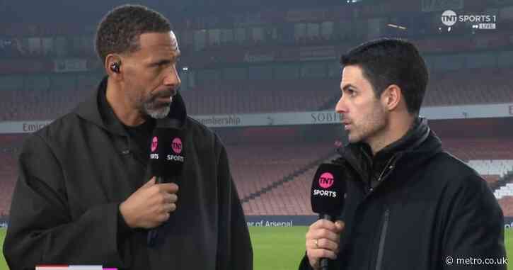 Mikel Arteta responds to Rio Ferdinand call for Arsenal to sign new striker