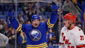 Ryan McLeod scores hat trick as Sabres defeat Hurricanes