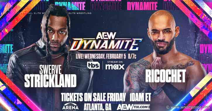 Swerve Strickland vs. Ricochet Set For 2/5 AEW Dynamite