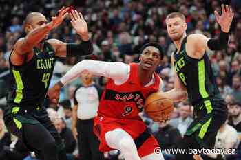 Barrett, Toronto Raptors upset Boston Celtics 107-97 for second straight win