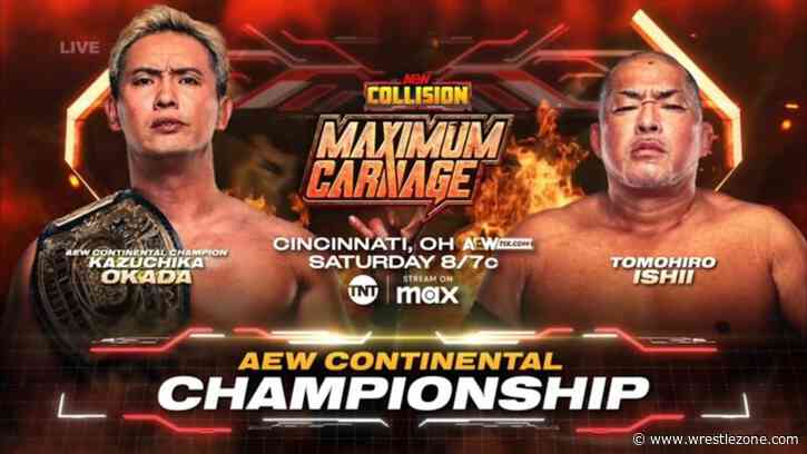 AEW Continental Title Match Set For AEW Collision: Maximum Carnage