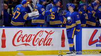 Sabres become first team to score a goal with no shots in a 20-minute period