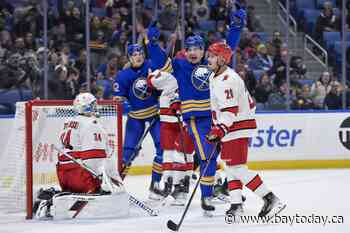 Sabres beat Hurricanes for third win in four games