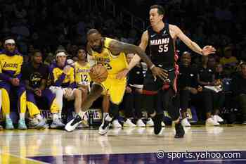 Lakers overcome poor first half to defeat the Heat