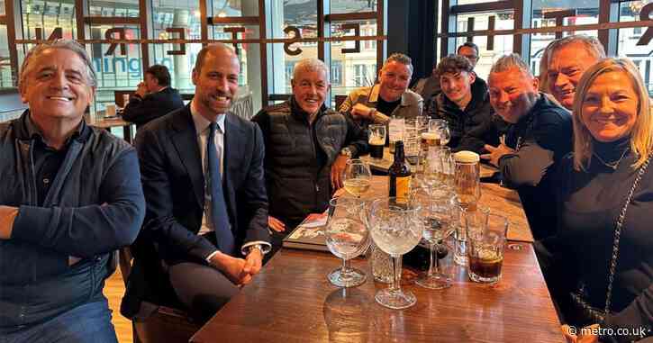 ‘Prince William bought me a pint in Wetherspoons – he was proper down to earth’