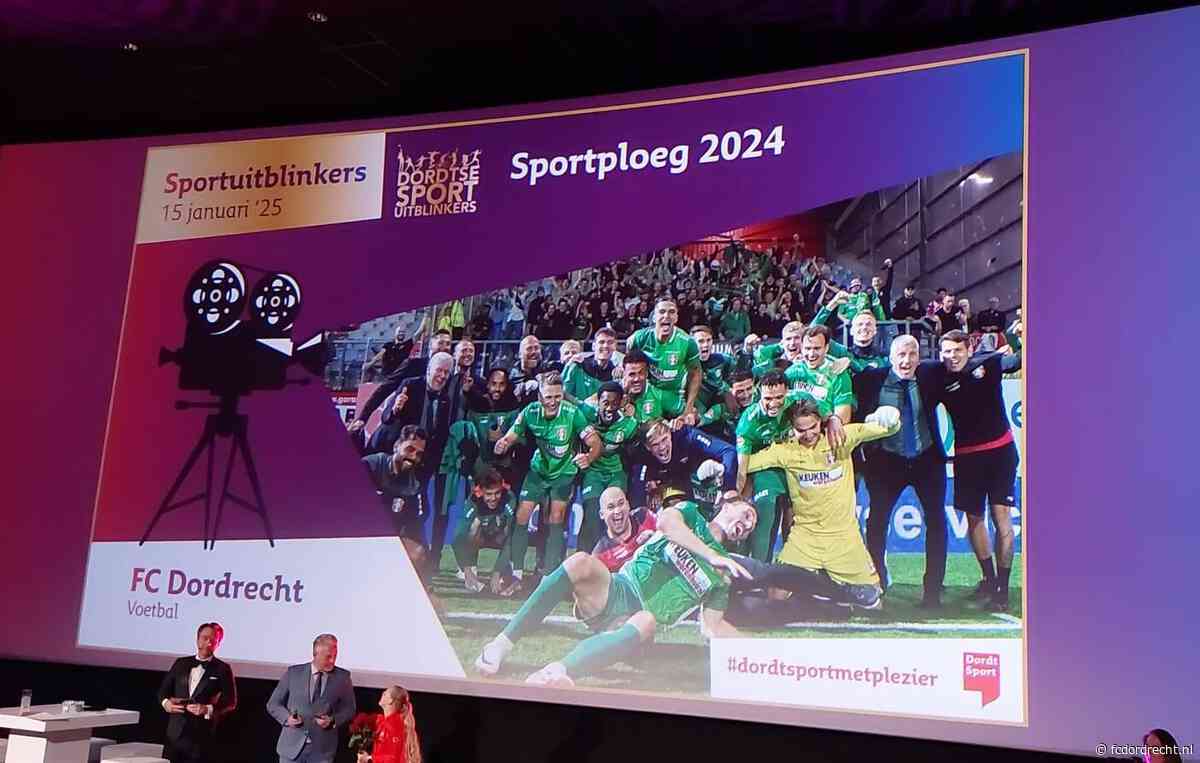 FC Dordrecht is Dordtse Sportploeg van het jaar 2024