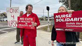 Tampa nurses rally in support of safe staffing, better scheduling practices