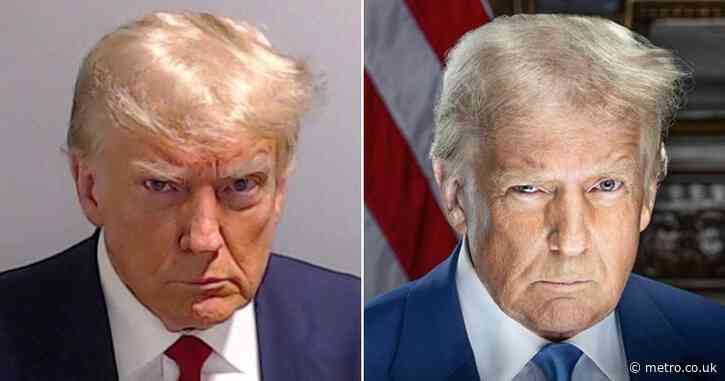 Donald Trump’s scowling new portrait looks strangely familiar