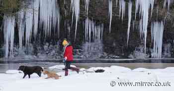 UK snow maps show ‘3cm per hour’ storm will batter major cities including London this month