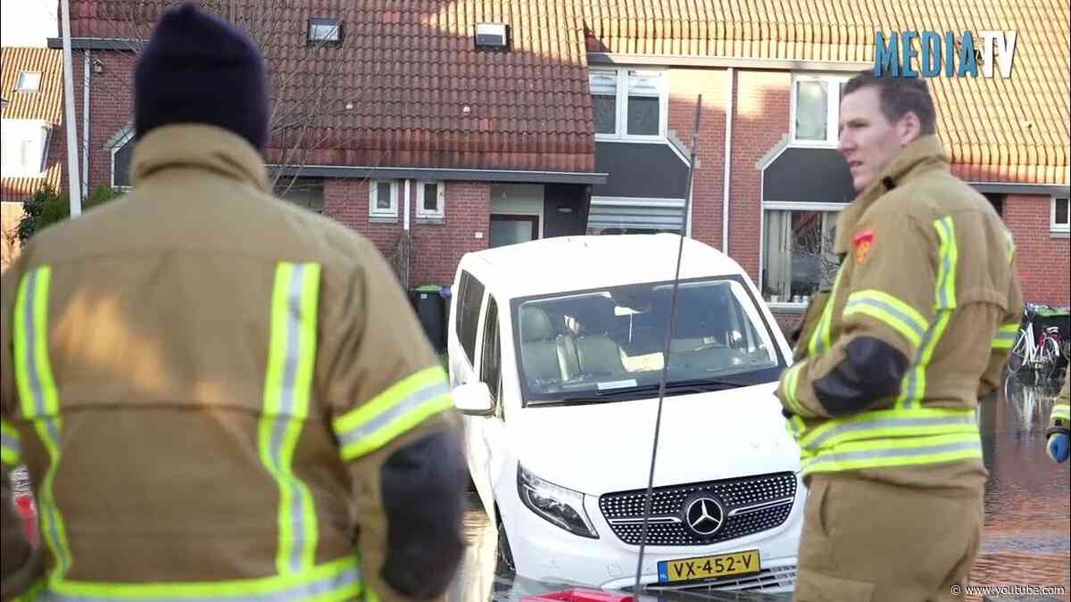 25 huishoudens zonder gas en water na leidingbreuk Lepelaarhoek Spijkenisse