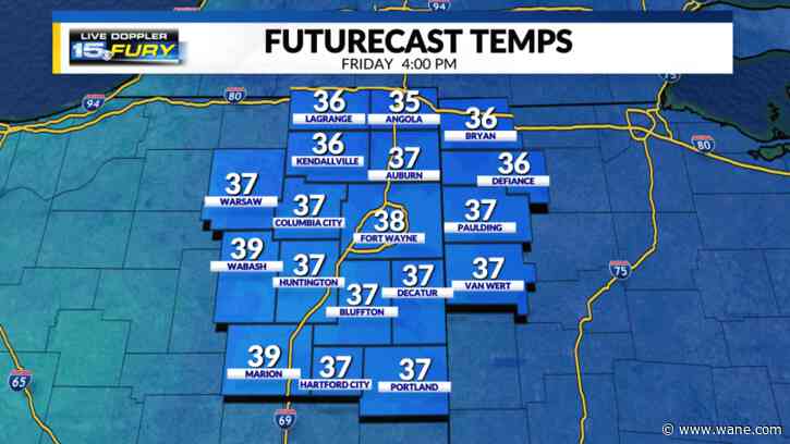 Warm up continues with extreme arctic cold coming