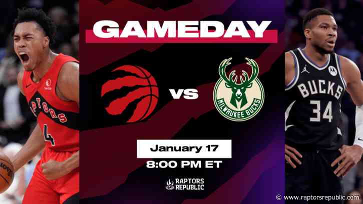 Gameday: Raptors @ Bucks, January 16