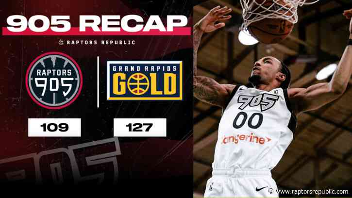 Raptors 905 three-game win streak snapped by Grand Rapids Gold