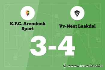 Laakdal NXT B maakt met overwinning einde aan zegereeks Arendonk B