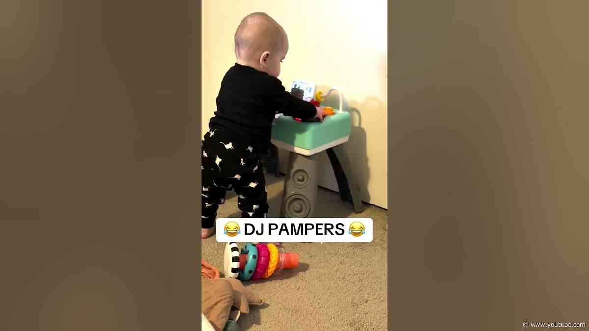 Dj pampers dropping the beats #electronicmusic #dj #rave