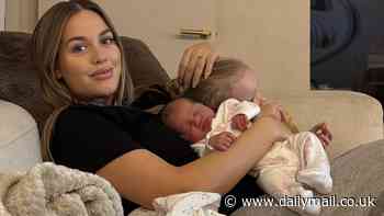Lottie Tomlinson says she's in a 'Flossie bubble' as she shares sweet new family snaps with her newborn daughter: 'Never been more in love'