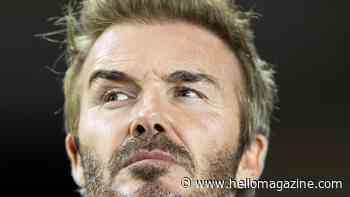 David Beckham breaks silence following friend's death