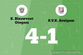 Blauwvoet Otegem verslaat VK Avelgem B met 4-1