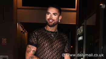 The Vivienne's grieving ex-husband David Ludford puts on a brave face as he's seen for the first time since the Drag Race star's shock death that left his 'heart broken'