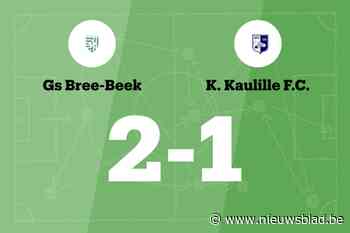 Bree-Beek B dankzij Bavo Opdeweegh en Cheikh Ahmadou Sylla langs Kaulille