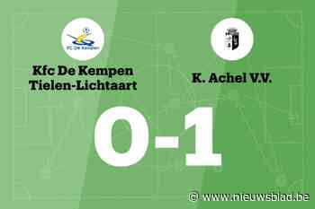 Dors leidt Achel VV voorbij De Kempen