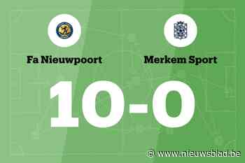 Zege voor FA Nieuwpoort thuis tegen Merkem Sport