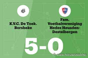 DT Borsbeke C in goede vorm na weer een overwinning