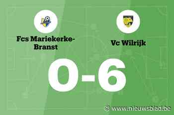 VC Wilrijk overklast Mariekerke-Branst