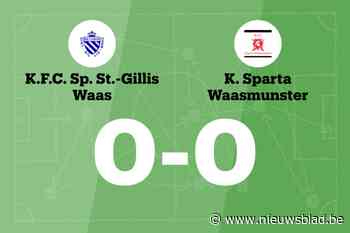 Doelpuntloos gelijkspel tussen Sporting Sint-Gillis Waas en Sparta Waasmunster