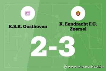 Oosthoven nog steeds zonder overwinning na verlies tegen Zoersel B