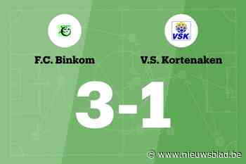 Binkom verslaat VS Kortenaken en blijft winnen