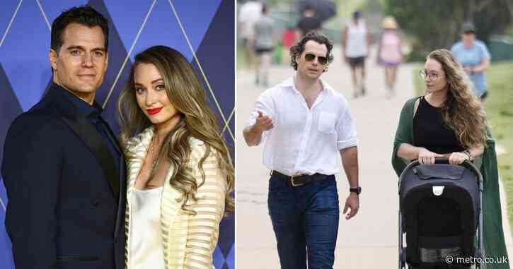 Henry Cavill and Natalie Viscuso welcome their first baby as pictures of the family revealed