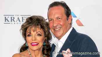 Joan Collins is a beach babe on 'wonderful' vacation with husband Percy