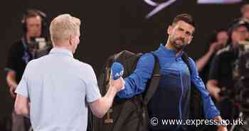 Novak Djokovic holds protest as Serb explains rejecting post-match interview at Aus Open